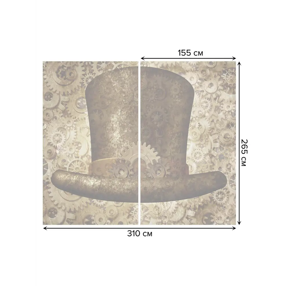 Фото 3 Тюль на шторной ленте Цилиндр механика 310х265 см рисунок вензель цвет коричневый Фото 3 Тюль на шторной ленте Цилиндр механика 310х265 см рисунок вензель цвет коричневый