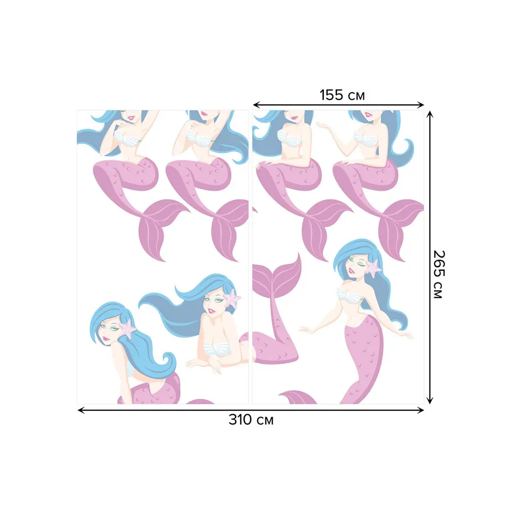 Фото 3 Тюль на шторной ленте Эмоциональная русалка 310х265 см рисунок природный цвет фиолетовый Фото 3 Тюль на шторной ленте Эмоциональная русалка 310х265 см рисунок природный цвет фиолетовый