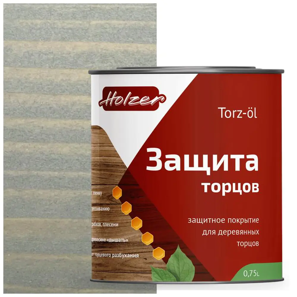 Фото 2 Масло для торцов HOLZER Mtorz075SeriyLen цвет серый 0.75 л Фото 2 Масло для торцов HOLZER Mtorz075SeriyLen цвет серый 0.75 л