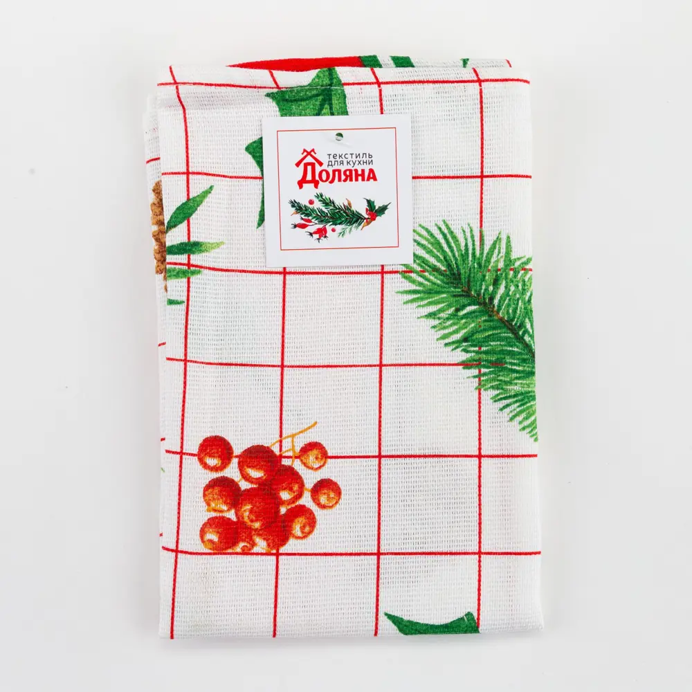 Фото 5 Полотенце Доляна 4980252 для кухни и ванной 40x70 см