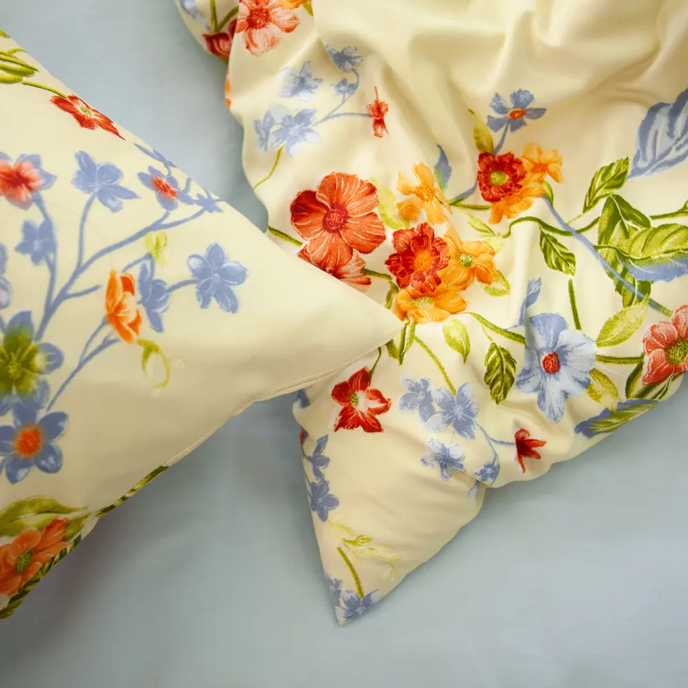 Фото 5 Комплект постельного белья Dome Klarissa, полутораспальный, сатин, разноцветный Фото 5 Комплект постельного белья Dome Klarissa, полутораспальный, сатин, разноцветный