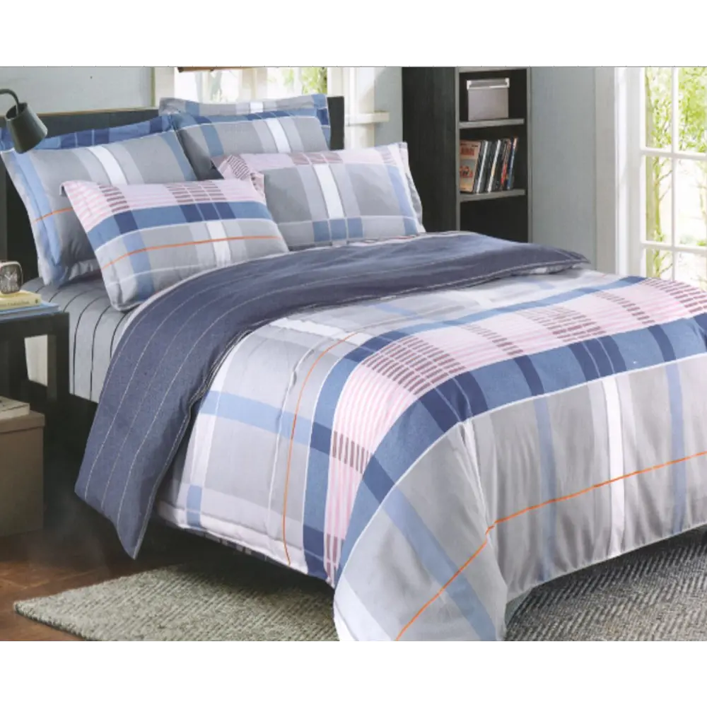 Фото Комплект постельного белья Dome Lorena, полутораспальный, сатин, разноцветный Фото Комплект постельного белья Dome Lorena, полутораспальный, сатин, разноцветный