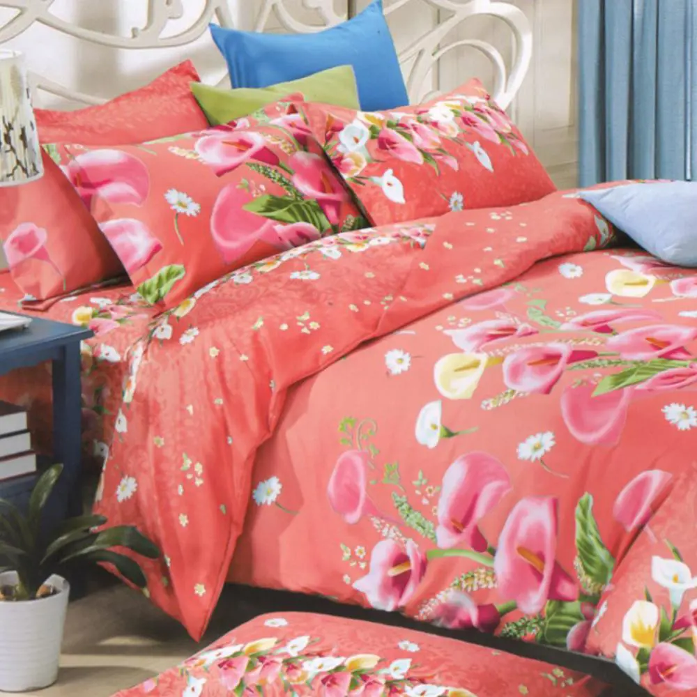 Фото Комплект постельного белья Dome Roksana, полутораспальный, сатин, разноцветный Фото Комплект постельного белья Dome Roksana, полутораспальный, сатин, разноцветный