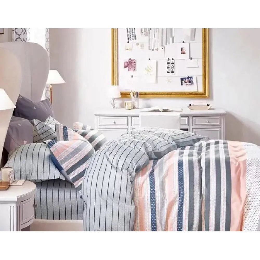 Фото Комплект постельного белья Dome Альвена, полутораспальный, сатин, разноцветный Фото Комплект постельного белья Dome Альвена, полутораспальный, сатин, разноцветный