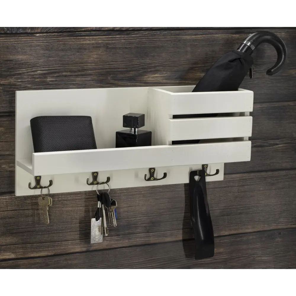 Фото Ключница "Сканди" с полочкой и кармашком №3 Фото Ключница "Сканди" с полочкой и кармашком №3