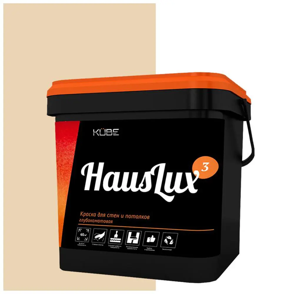 Фото Краска для стен и потолков HOLZER 10HausLux3Kube35 цвет светло-серый/коричневый 10 л Фото Краска для стен и потолков HOLZER 10HausLux3Kube35 цвет светло-серый/коричневый 10 л