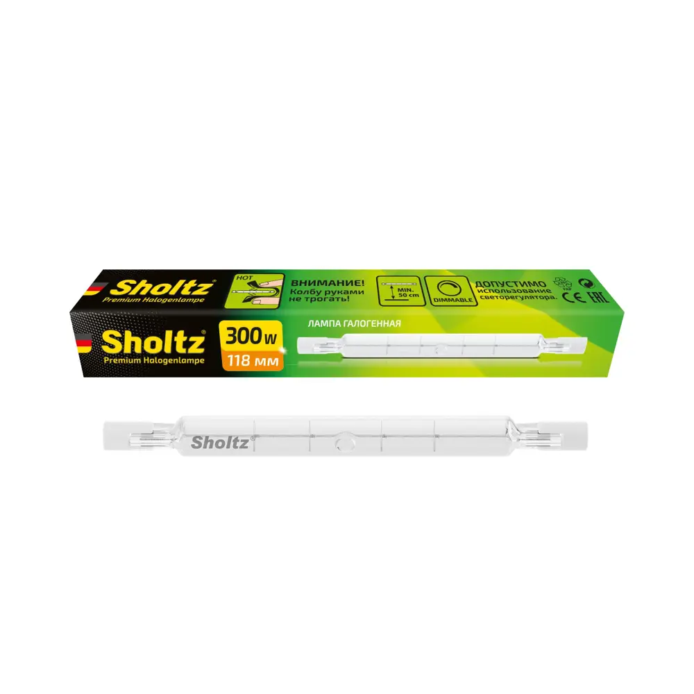 Фото Лампа галогенная SHOLTZ HOJ2021 R7S 220 В 300 Вт трубчатая прозрачная 3600 Лм теплый белый свет Фото Лампа галогенная SHOLTZ HOJ2021 R7S 220 В 300 Вт трубчатая прозрачная 3600 Лм теплый белый свет