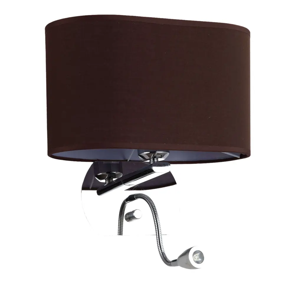 Фото Настенный светильник LUMINA DECO LDW 6052-2 BR цвет хром Фото Настенный светильник LUMINA DECO LDW 6052-2 BR цвет хром