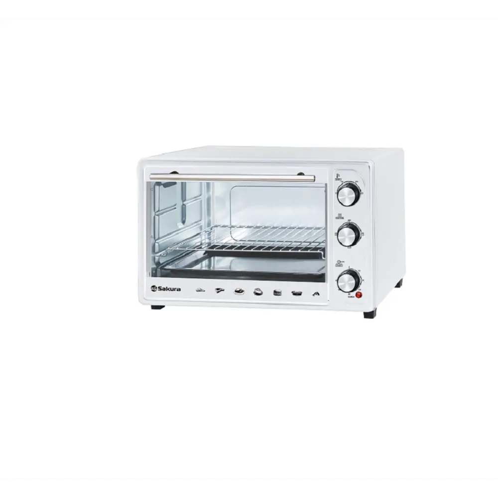 Фото Электропечь Sakura SA-7026W 42x38.5x35 см цвет белый Фото Электропечь Sakura SA-7026W 42x38.5x35 см цвет белый