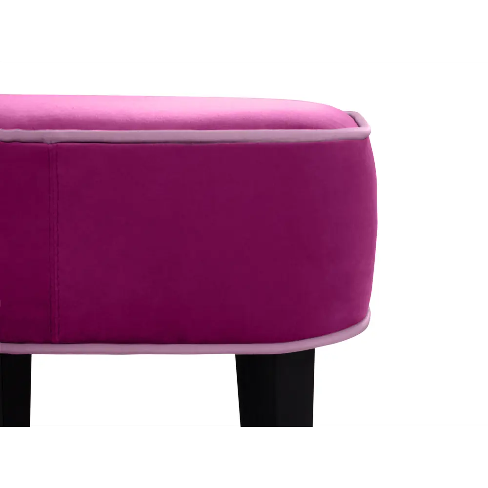 Фото 2 Табурет Огого обстановочка! 340197 45x40x40 см текстиль цвет фуксия 340197