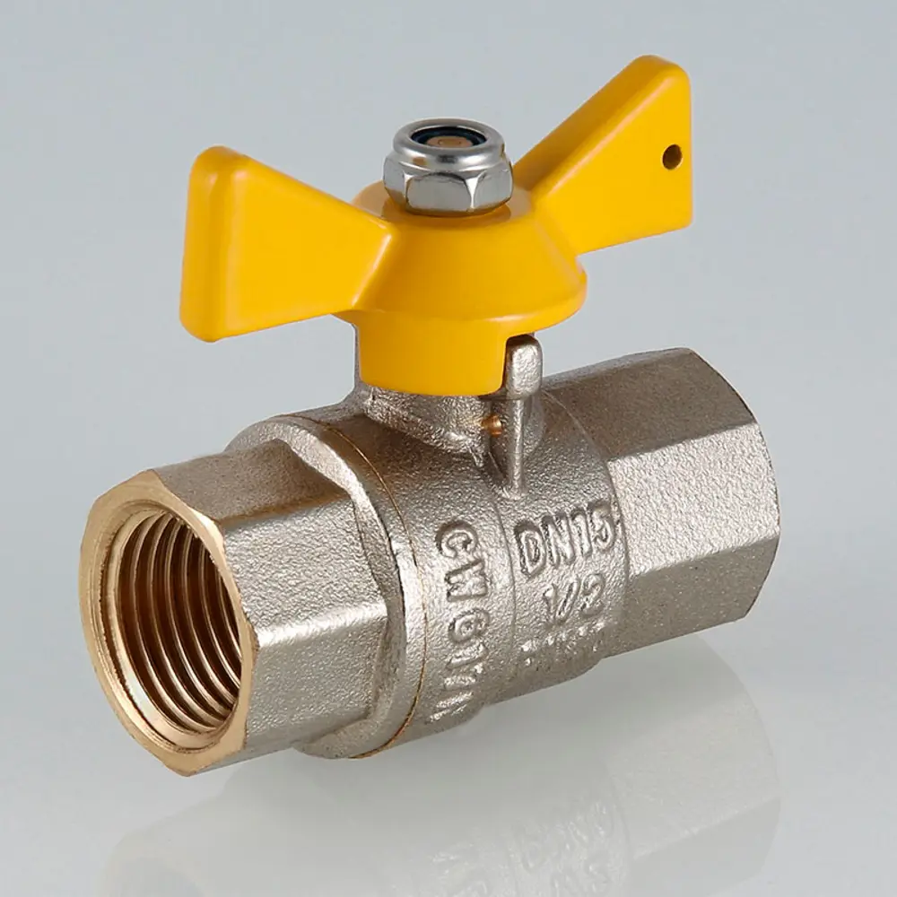 Фото 3 Кран шаровой газовый Valtec Valgas рукоятка бабочка 1/2" внутренняя-внутренняя резьба Фото 3 Кран шаровой газовый Valtec Valgas рукоятка бабочка 1/2" внутренняя-внутренняя резьба