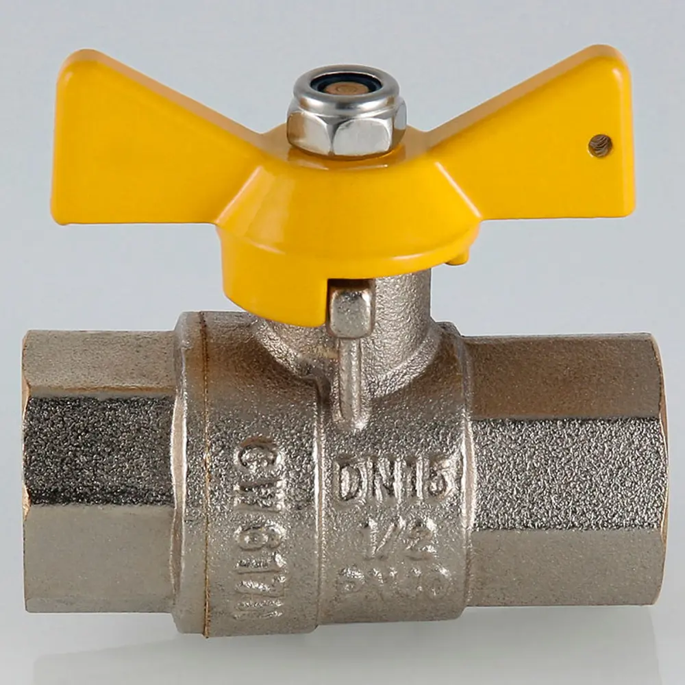 Фото 4 Кран шаровой газовый Valtec Valgas рукоятка бабочка 1/2" внутренняя-внутренняя резьба Фото 4 Кран шаровой газовый Valtec Valgas рукоятка бабочка 1/2" внутренняя-внутренняя резьба