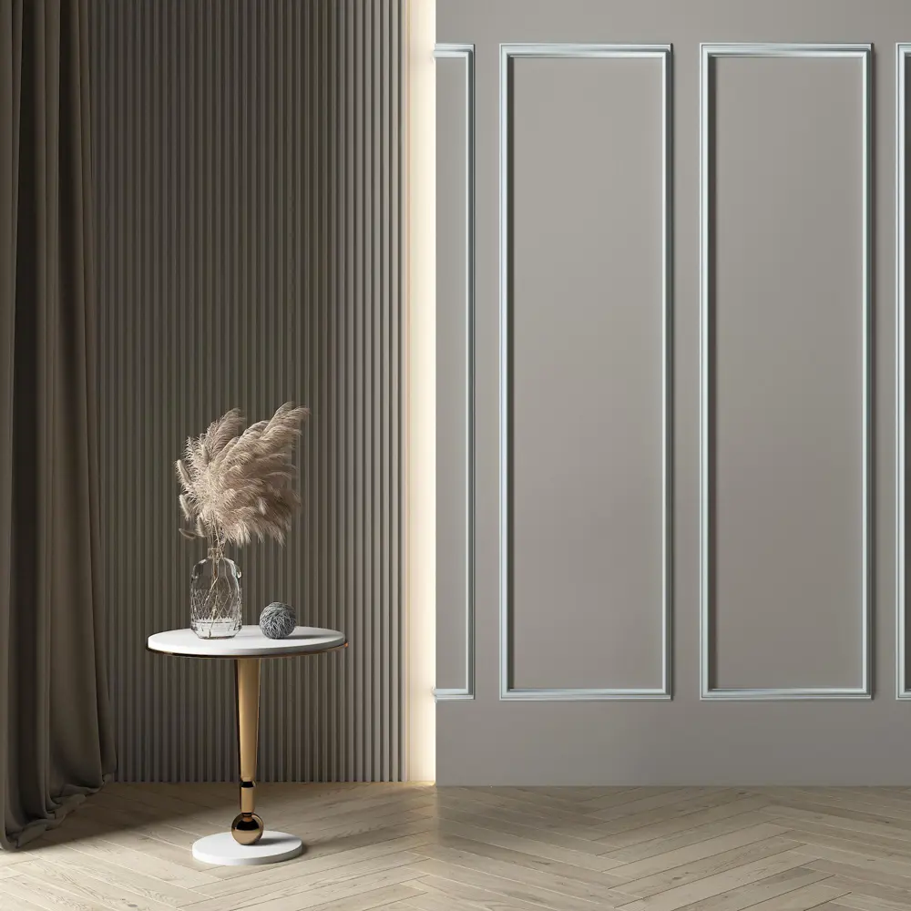 Фото 2 Молдинг с гладким профилем Fabello Decor CR 3073 20x49x2000 полиуретан, цвет белый