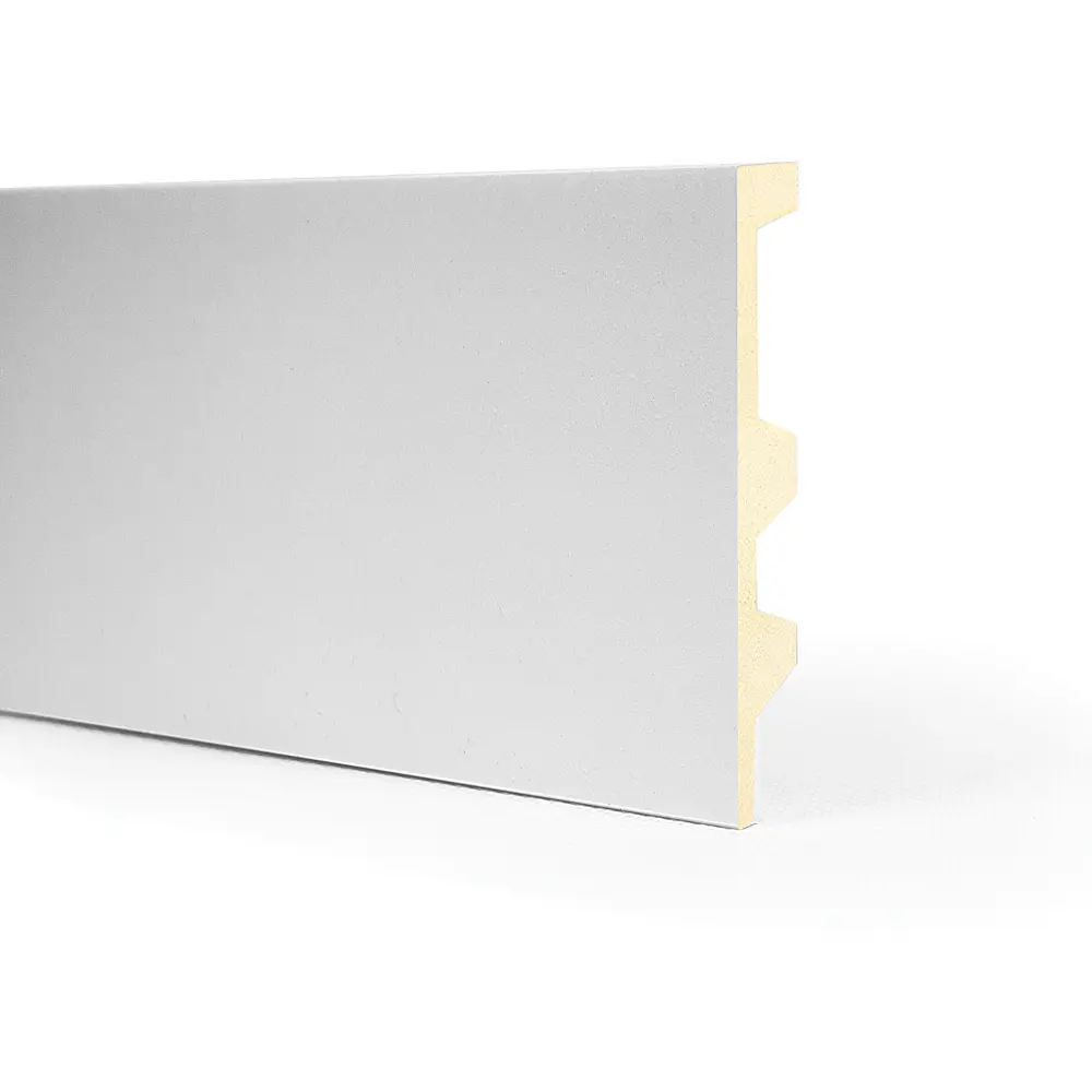 Фото Молдинг для светодиодных систем непрямого освещения Tesori KF 505 142x25x2000 полиуретан, цвет белый Фото Молдинг для светодиодных систем непрямого освещения Tesori KF 505 142x25x2000 полиуретан, цвет белый