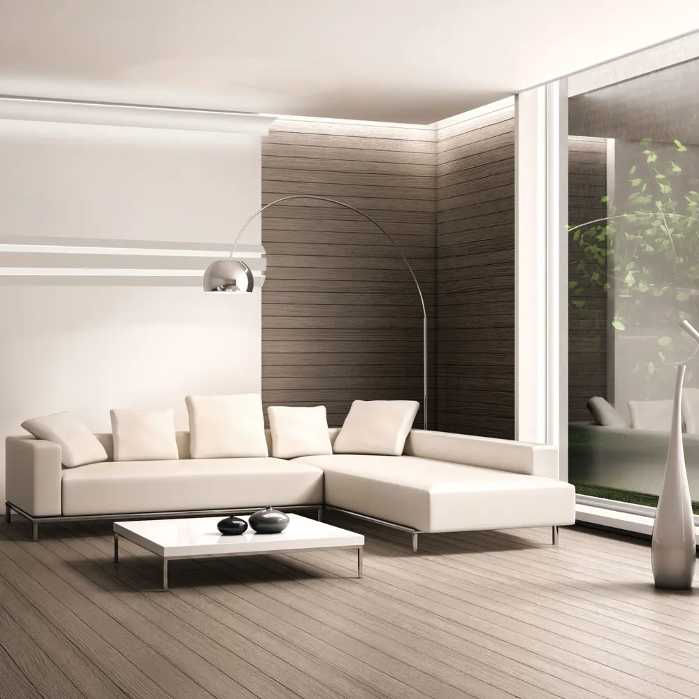 Фото 3 Молдинг для светодиодных систем непрямого освещения Tesori KF 502 75x36x2000 полиуретан, цвет белый