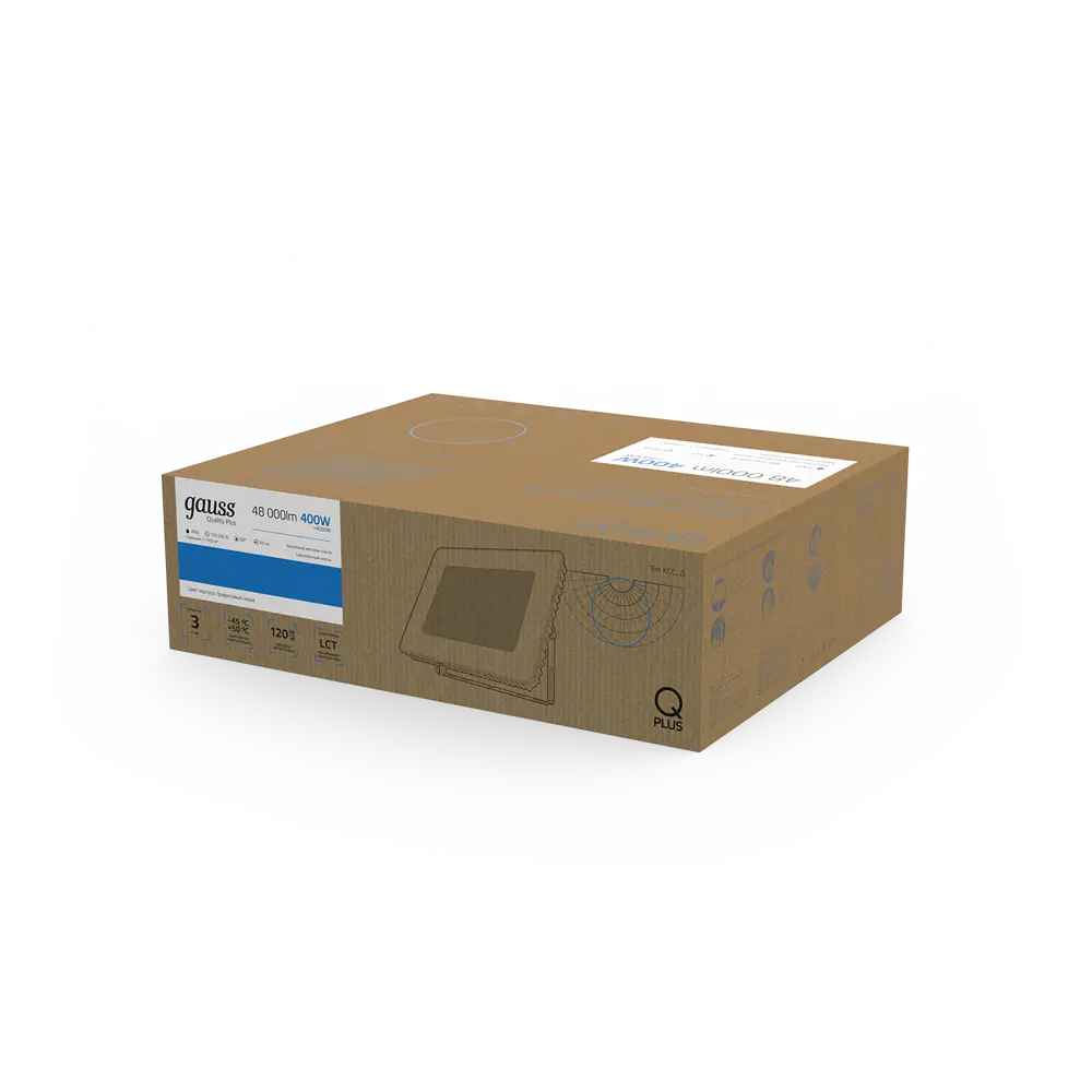 Фото 4 Прожектор светодиодный уличный LED IP65 Qplus 400W 6500K 48000 Лм 175-265 В графитовый линзованный 40° цвет черный Фото 4 Прожектор светодиодный уличный LED IP65 Qplus 400W 6500K 48000 Лм 175-265 В графитовый линзованный 40° цвет черный