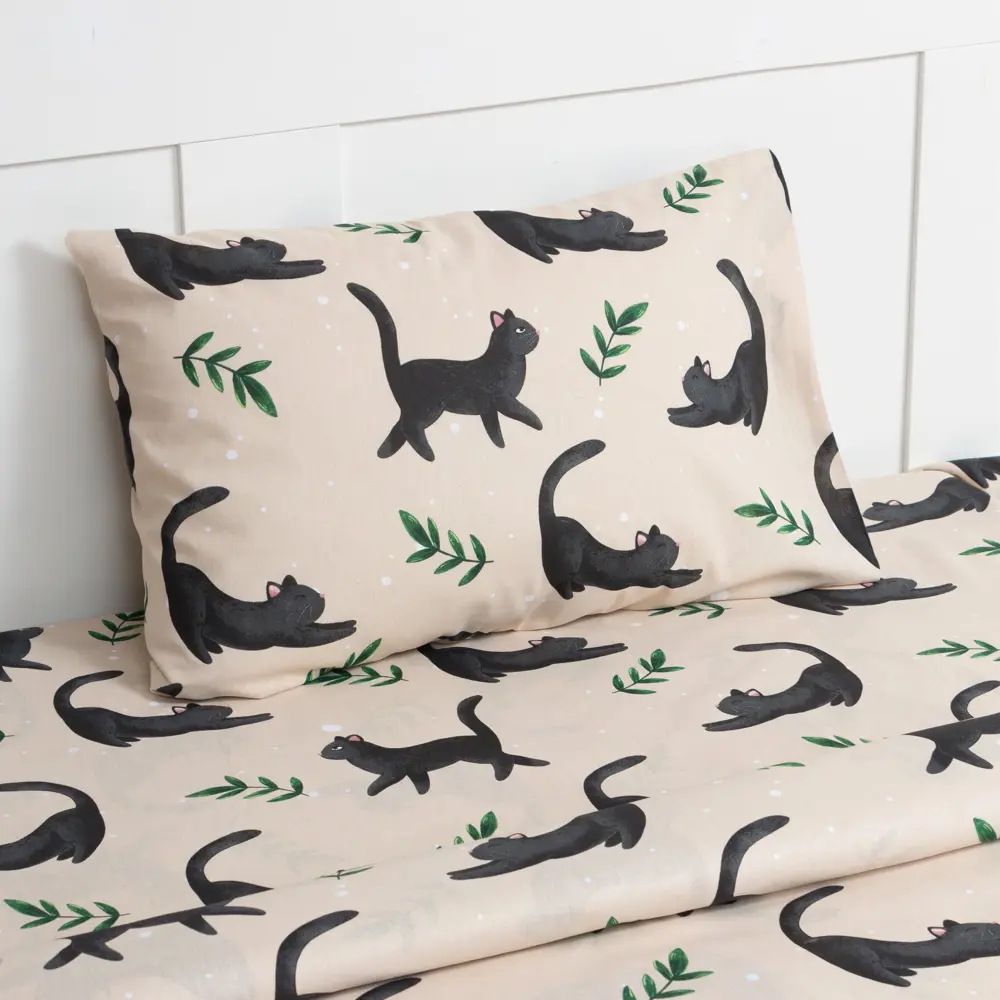 Фото 2 Комплект постельного белья Этель 7582918, полутораспальный, бязь, разноцветный