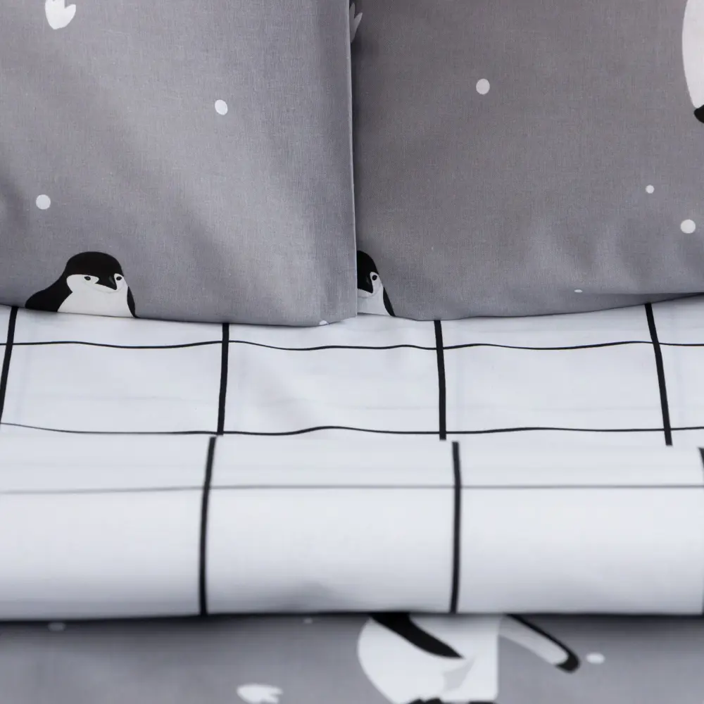 Фото 2 Комплект постельного белья Этель 7103883, полутораспальный, поплин, разноцветный