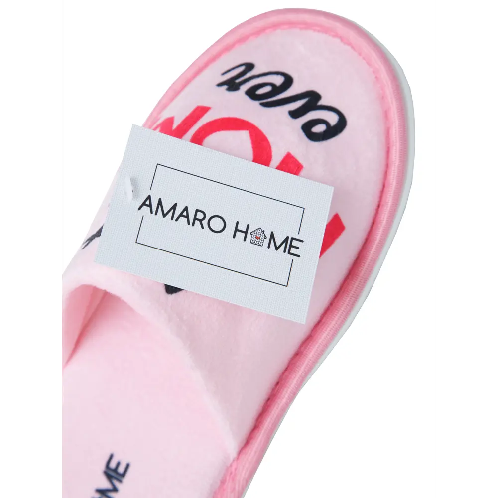 Фото 7 Тапочки женские Плюш Amaro Home Home-4016-BM-36 Best MOM розовый 36-38 Фото 7 Тапочки женские Плюш Amaro Home Home-4016-BM-36 Best MOM розовый 36-38