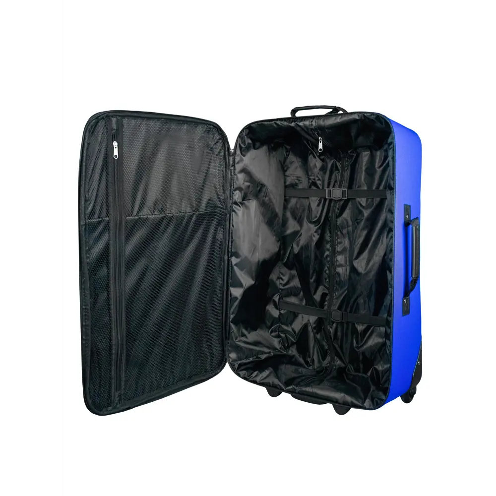 Фото 6 Чемодан Proffi Travel M 20х64х40 см текстиль цвет синий Фото 6 Чемодан Proffi Travel M 20х64х40 см текстиль цвет синий