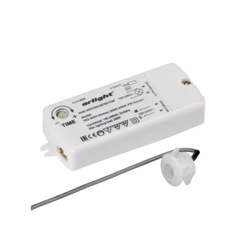 Фото Датчик Arlight SR2-Motion 220V 500W PIR-Sensor 020223 Фото Датчик Arlight SR2-Motion 220V 500W PIR-Sensor 020223