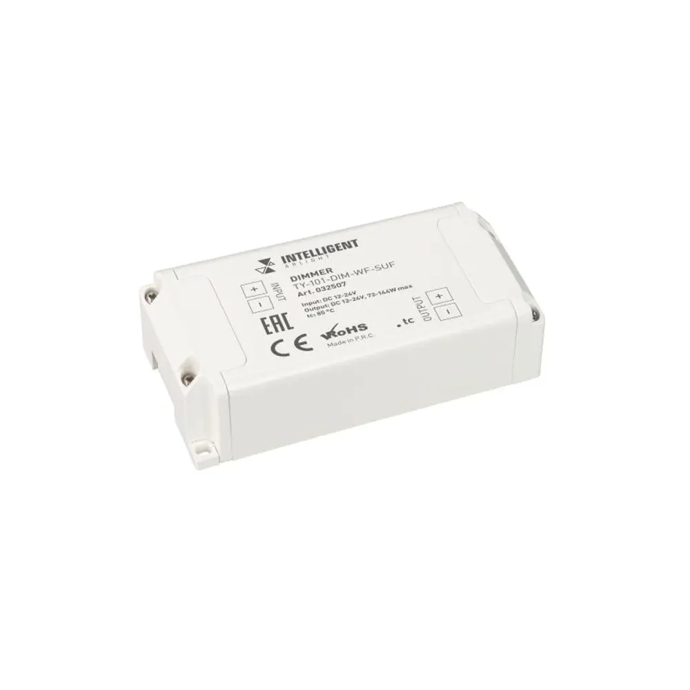 Фото 3 Диммер INTELLIGENT ARLIGHT 032507 12 В IP20 цвет белый Фото 3 Диммер INTELLIGENT ARLIGHT 032507 12 В IP20 цвет белый