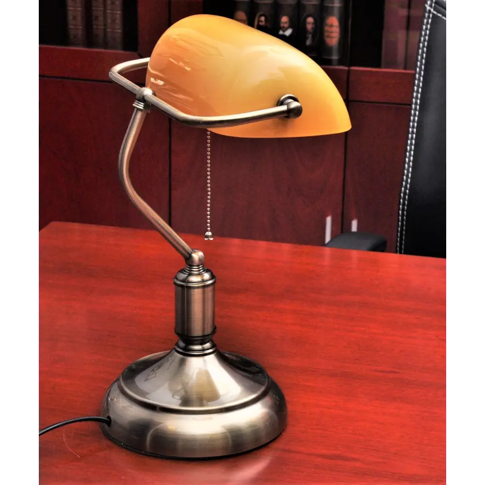 Фото 3 Настольная лампа LUMINA DECO Banker LDT 305 YL цвет оранжевый Фото 3 Настольная лампа LUMINA DECO Banker LDT 305 YL цвет оранжевый