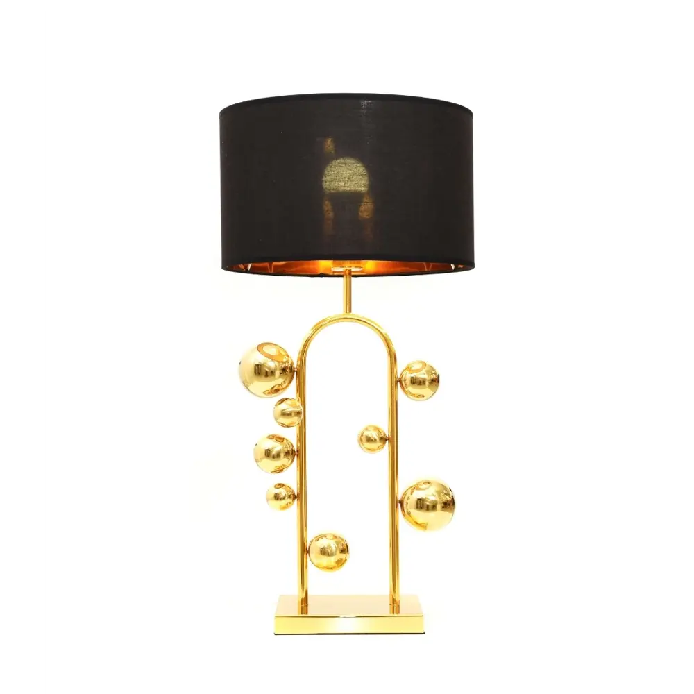 Фото 2 Настольная лампа LUMINA DECO Fabi LDT 5528 GD+BK цвет золото Фото 2 Настольная лампа LUMINA DECO Fabi LDT 5528 GD+BK цвет золото
