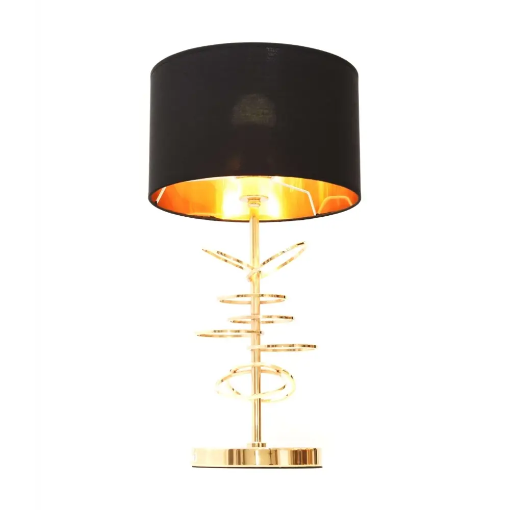 Фото 3 Настольная лампа LUMINA DECO Milari LDT 5530 F.GD+BK цвет черный Фото 3 Настольная лампа LUMINA DECO Milari LDT 5530 F.GD+BK цвет черный