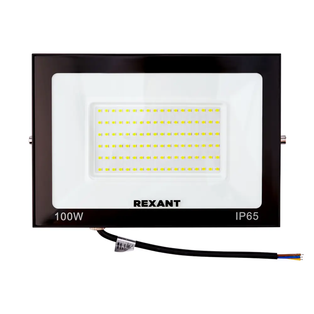 Фото 2 Прожектор светодиодный уличный REXANT 605-034 100 Вт 4000 К IP65 цвет черный Фото 2 Прожектор светодиодный уличный REXANT 605-034 100 Вт 4000 К IP65 цвет черный
