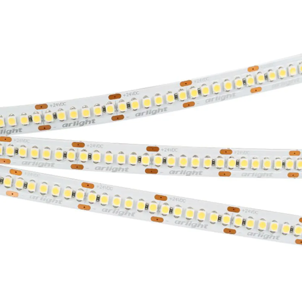Фото 5 Светодиодная лента Arlight 017428 1 SMD 3528 240 диод/18 Вт/м 24 В IP20 5 м теплый белый свет Фото 5 Светодиодная лента Arlight 017428 1 SMD 3528 240 диод/18 Вт/м 24 В IP20 5 м теплый белый свет