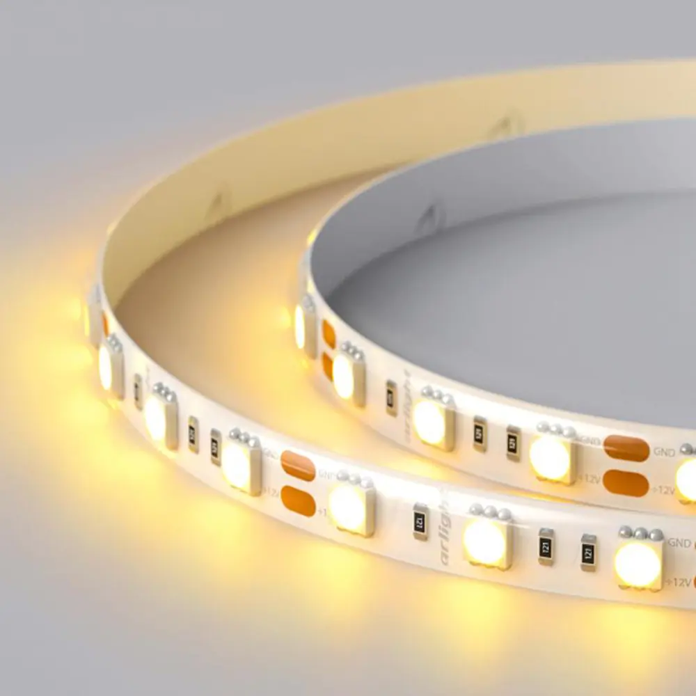Фото 4 Светодиодная лента ARLIGHT 015444 SMD 5060 60 диод/12.50 Вт/м 12 В IP65 50 м желтый свет Фото 4 Светодиодная лента ARLIGHT 015444 SMD 5060 60 диод/12.50 Вт/м 12 В IP65 50 м желтый свет
