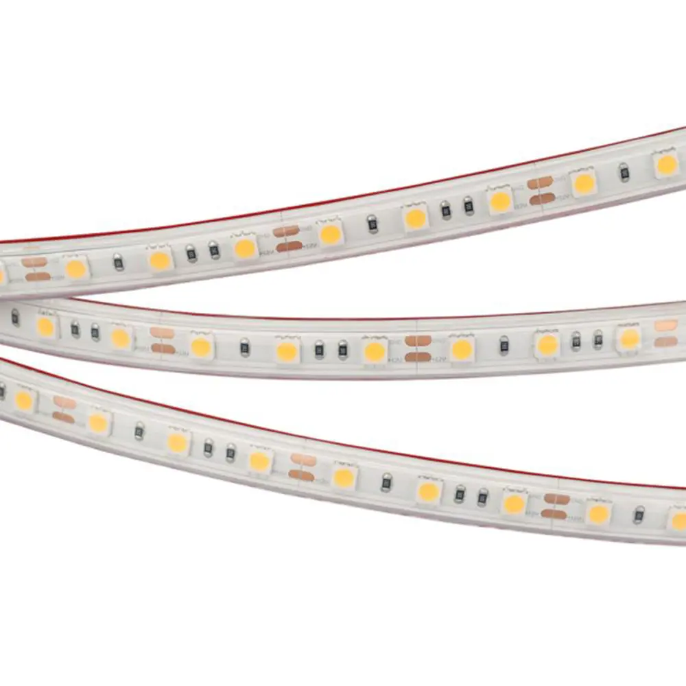 Фото Светодиодная лента ARLIGHT 022324 SMD 5060 60 диод/12.50 Вт/м 12 В IP67 50 м нейтральный белый свет