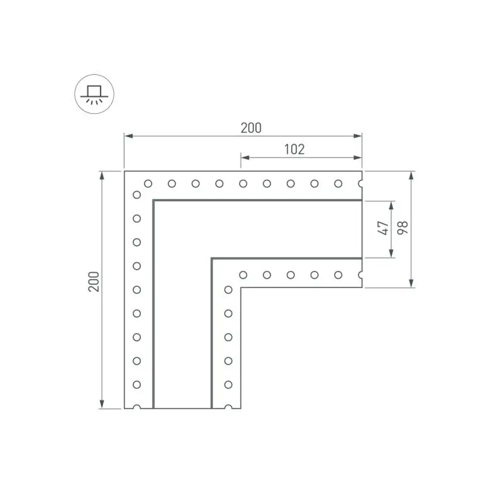 Фото 3 Угол Arlight SL-LINIA45-FANTOM 030106 Фото 3 Угол Arlight SL-LINIA45-FANTOM 030106