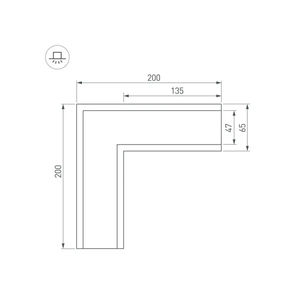Фото 3 Угол Arlight SL-LINIA65-F 030126 Фото 3 Угол Arlight SL-LINIA65-F 030126