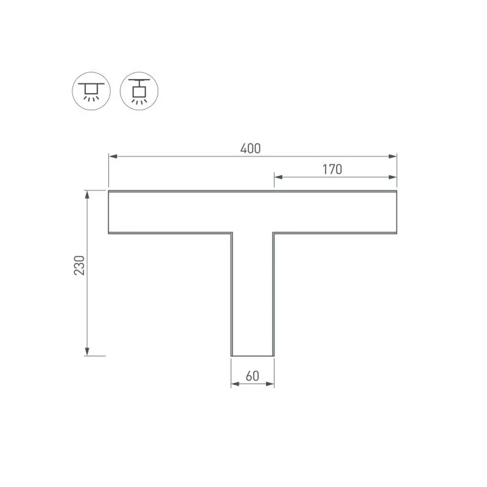 Фото 3 Тройник Arlight SL-LINE-6070 030142 Фото 3 Тройник Arlight SL-LINE-6070 030142
