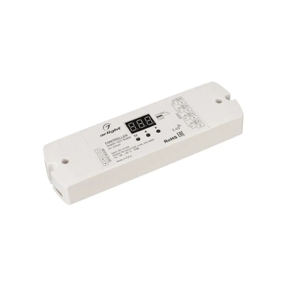 Фото Контроллер Arlight SMART-K27-RGBW 12-24V 4x5A 2.4G 022669 Фото Контроллер Arlight SMART-K27-RGBW 12-24V 4x5A 2.4G 022669