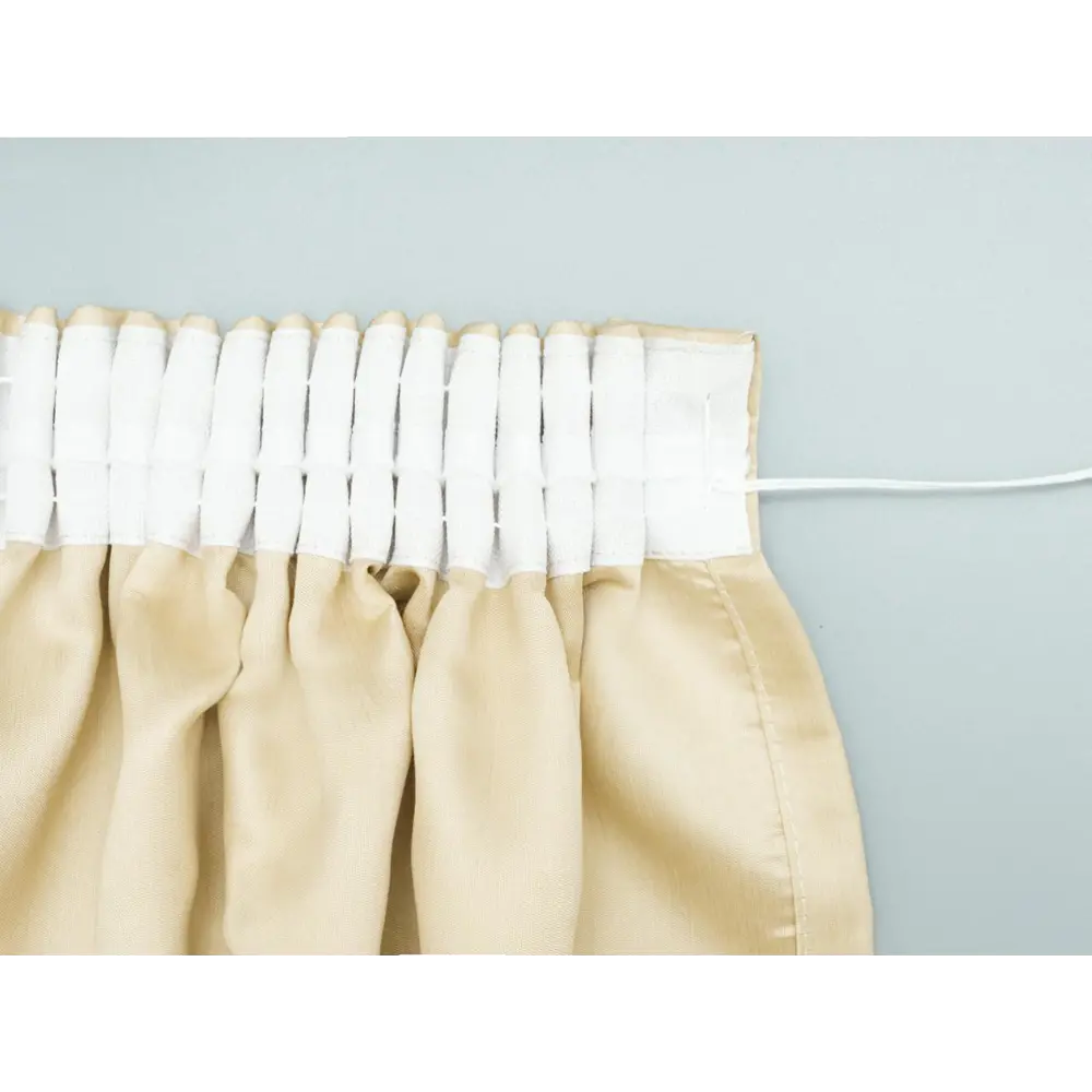 Фото 6 Штора на шторной ленте микро монорай 150x270 см цвет бежевый