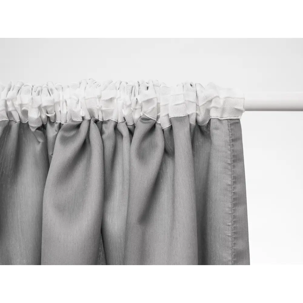 Фото 12 Штора на шторной ленте Monoray 150х250 см цвет серый Фото 12 Штора на шторной ленте Monoray 150х250 см цвет серый