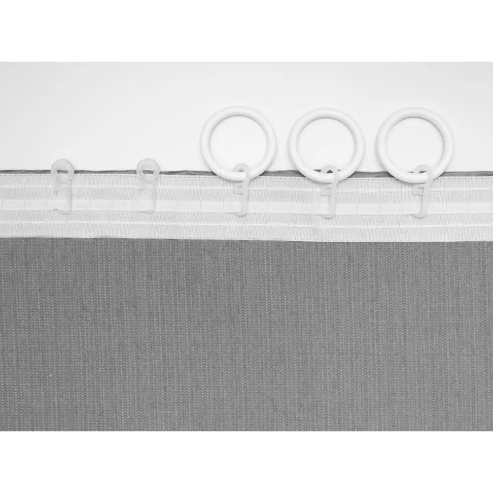 Фото 9 Штора на шторной ленте Monoray 170x260 см цвет серый