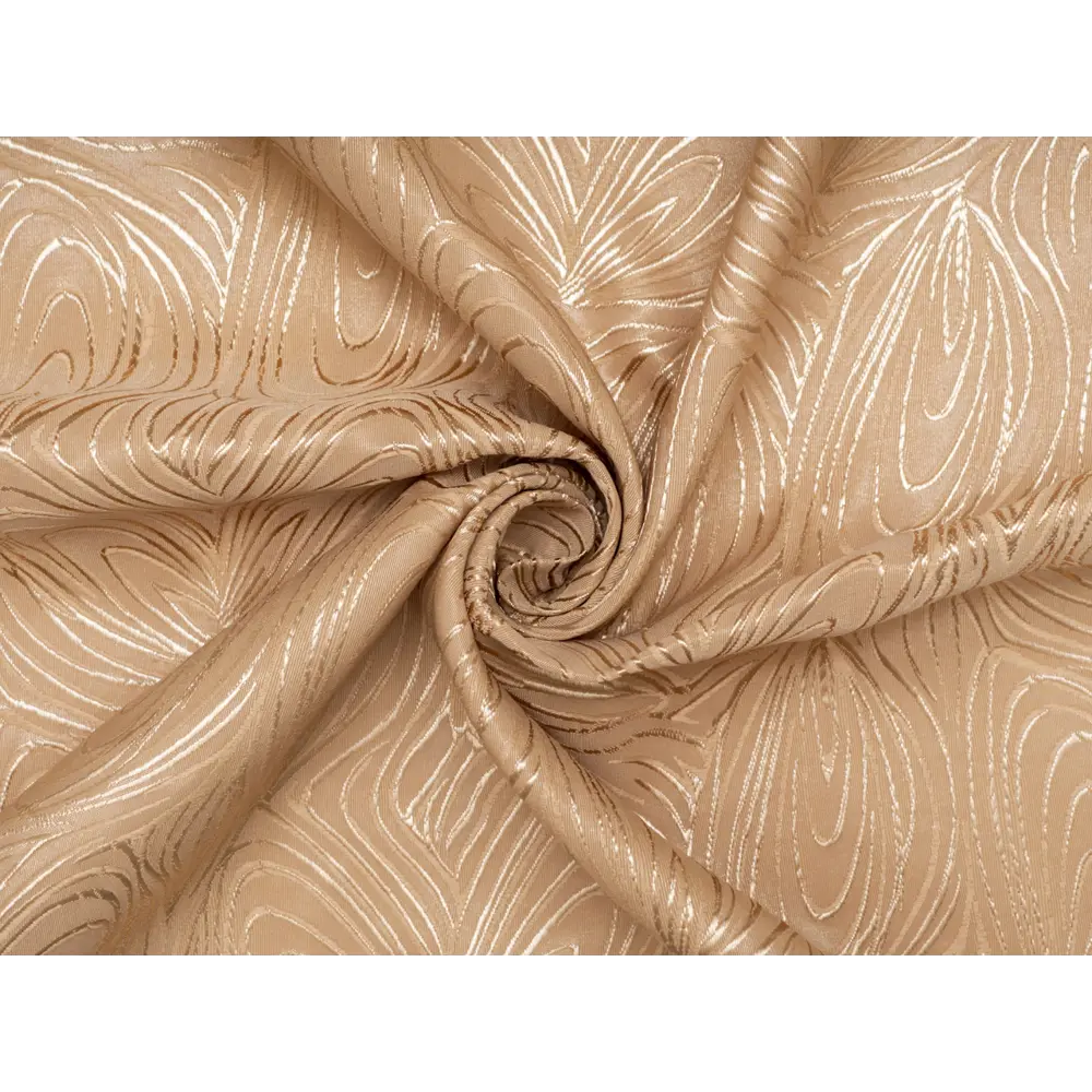 Фото 3 Штора на шторной ленте Марсель 170x270 см цвет золотистый Фото 3 Штора на шторной ленте Марсель 170x270 см цвет золотистый