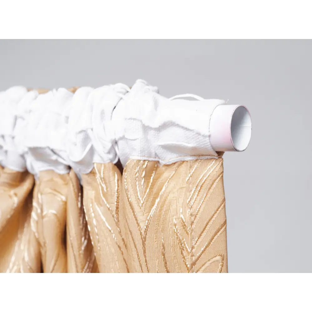 Фото 11 Штора на шторной ленте Марсель 170x270 см цвет золотистый Фото 11 Штора на шторной ленте Марсель 170x270 см цвет золотистый