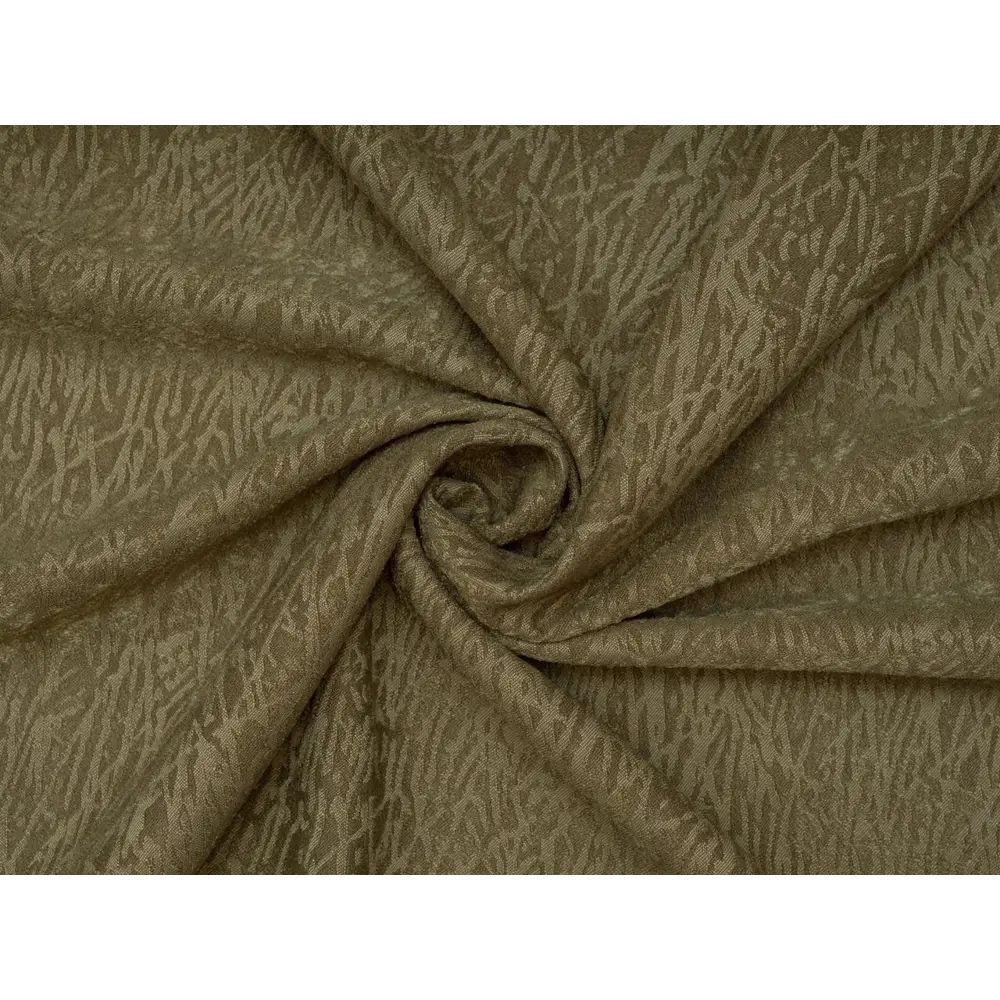 Фото 3 Штора на шторной ленте замша 200x270 см цвет зеленый