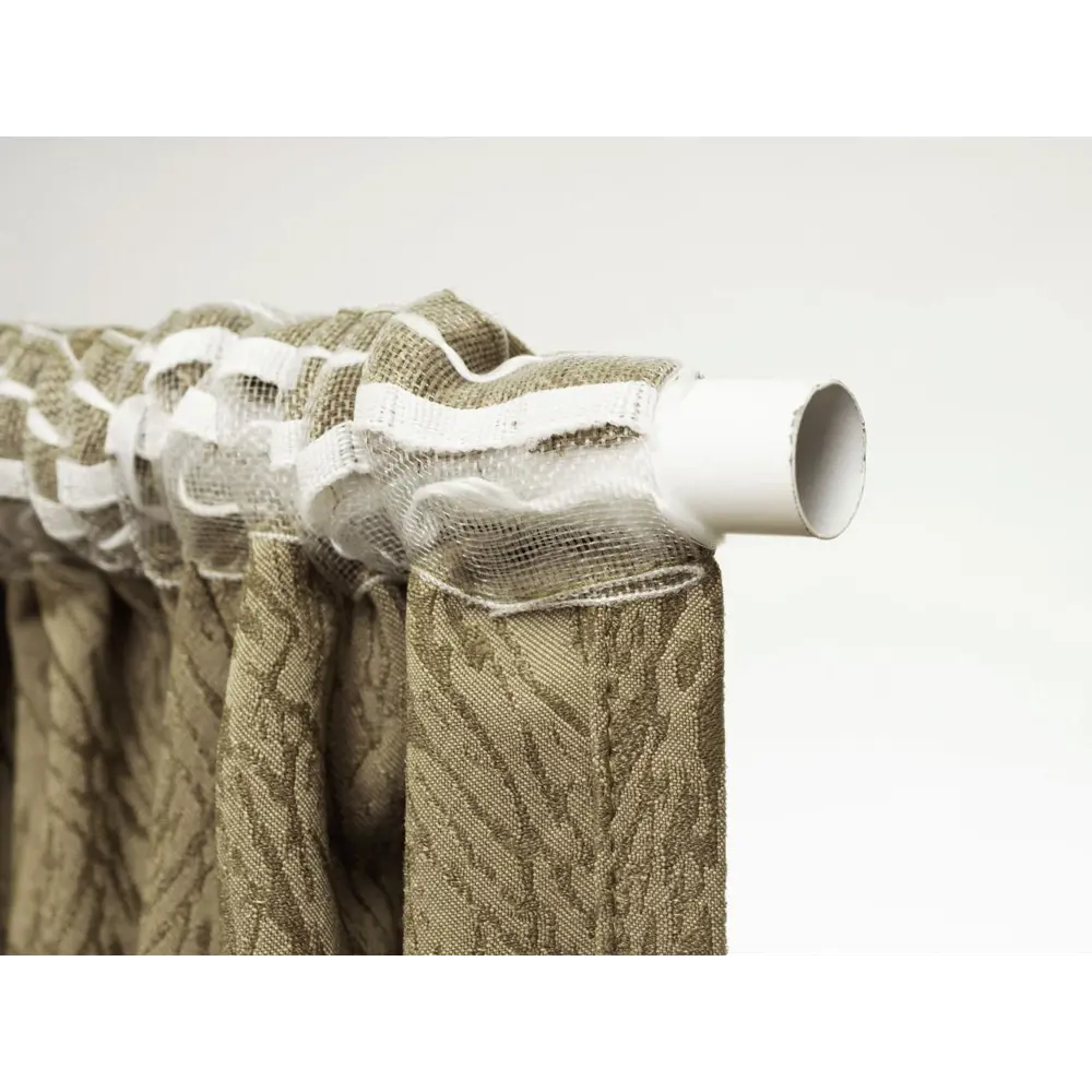 Фото 7 Штора на шторной ленте замша 200x270 см цвет зеленый