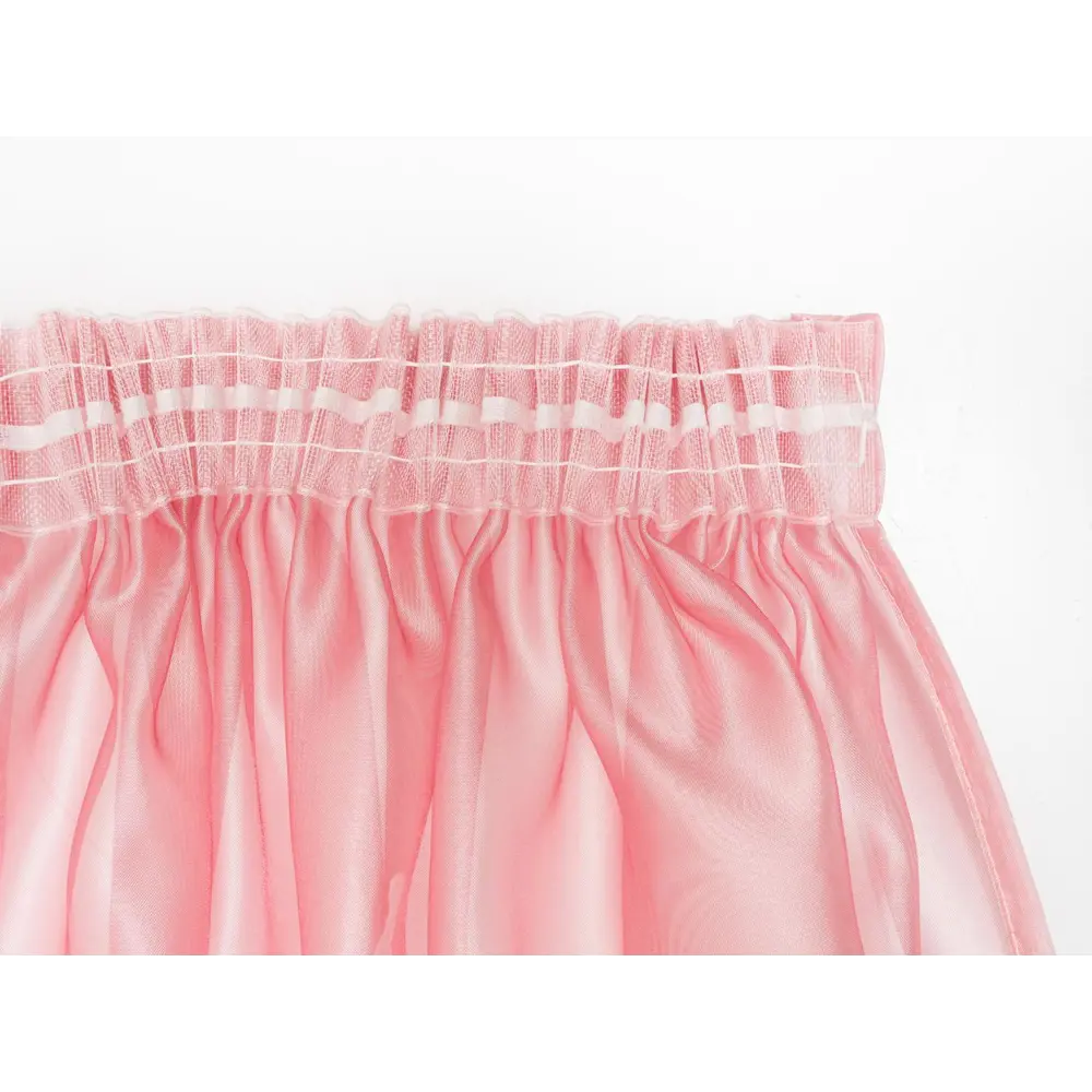 Фото 12 Тюль на шторной ленте Микровуаль 500x270 см цвет розовый