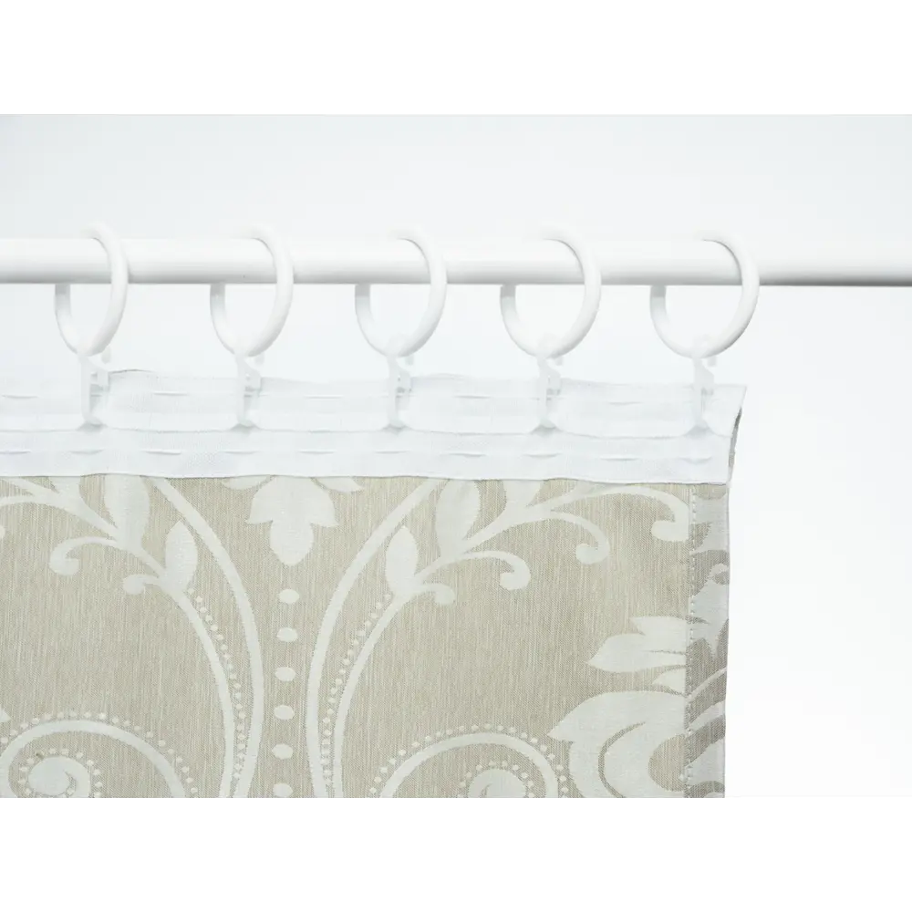 Фото 11 Штора на шторной ленте жаккард 170x260 см цвет кофейный Фото 11 Штора на шторной ленте жаккард 170x260 см цвет кофейный