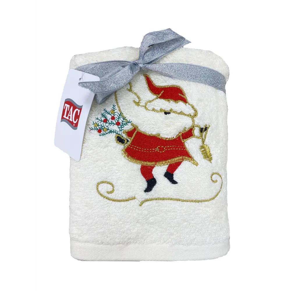 Фото Подарочное полотенце TAC махровое Merry Christmas 50x90 420 г/м2 SANTA CLAUS белый Фото Подарочное полотенце TAC махровое Merry Christmas 50x90 420 г/м2 SANTA CLAUS белый