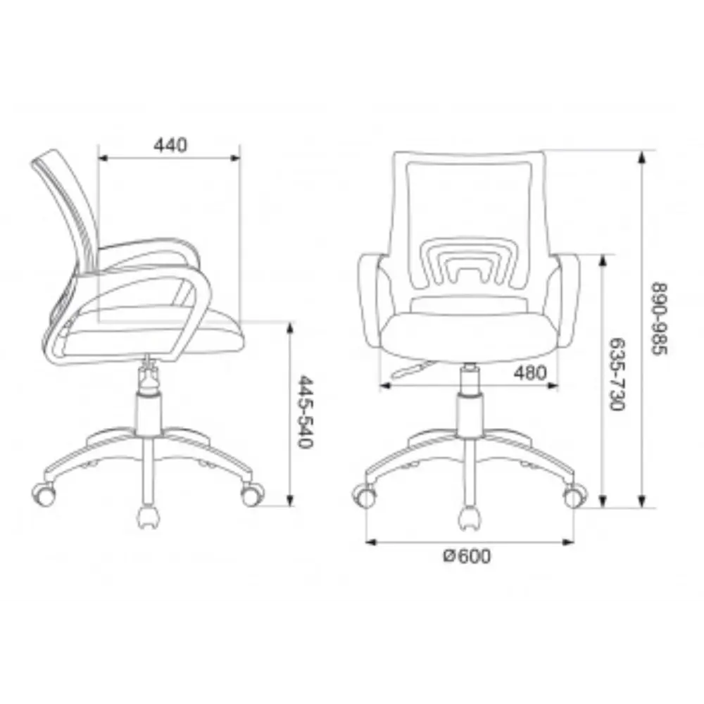 Фото 3 Кресло компьютерное Topchairs St-basic сетка/ткань цвет красный Фото 3 Кресло компьютерное Topchairs St-basic сетка/ткань цвет красный
