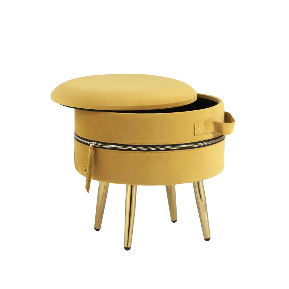 Фото 2 Пуф Stool Group 35x35 см цвет охра 19A206VF-MOMO-8 Фото 2 Пуф Stool Group 35x35 см цвет охра 19A206VF-MOMO-8
