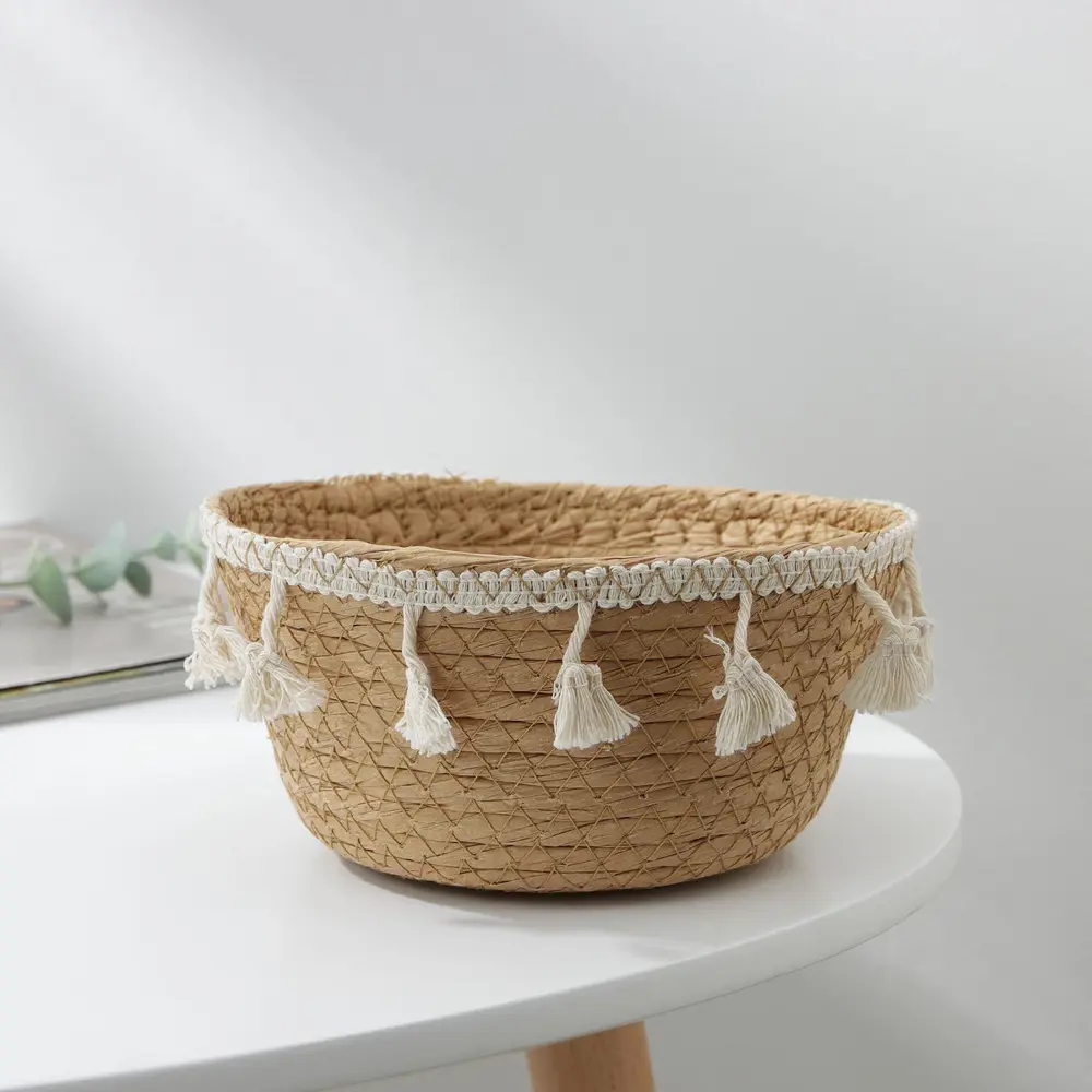 Фото Корзина Доляна 18x8.5x18 см бумага цвет коричневый